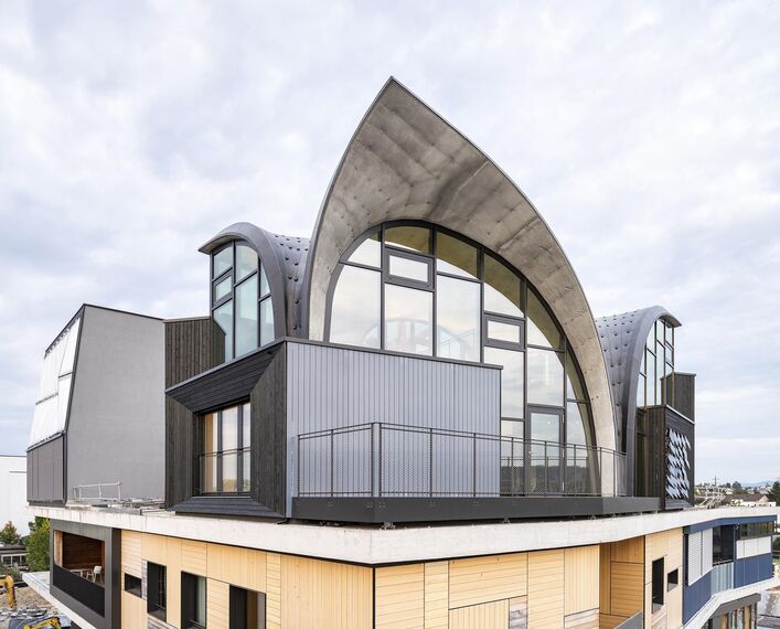thermfix vario Murs-rideaux, unico Portes and unico Fenêtres - Unité de recherche et d’innovation HiLo, Duebendorf located in Dübendorf, Suisse